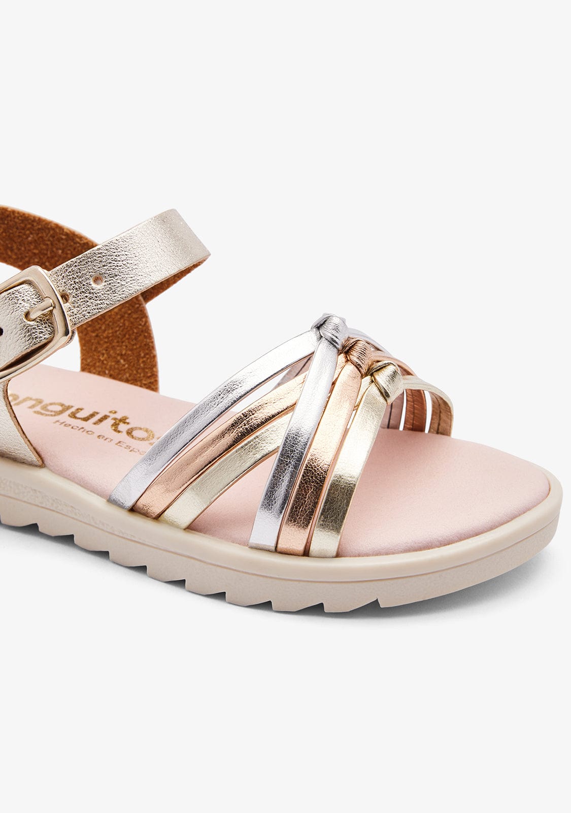 CONGUITOS ZAPATOS / SANDALIAS / HEBILLAS Multi Strips Knot Sandals