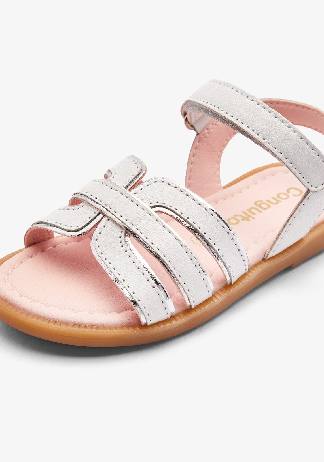 CONGUITOS ZAPATOS / SANDALIAS / TIRAS White Trims Strips Sandals