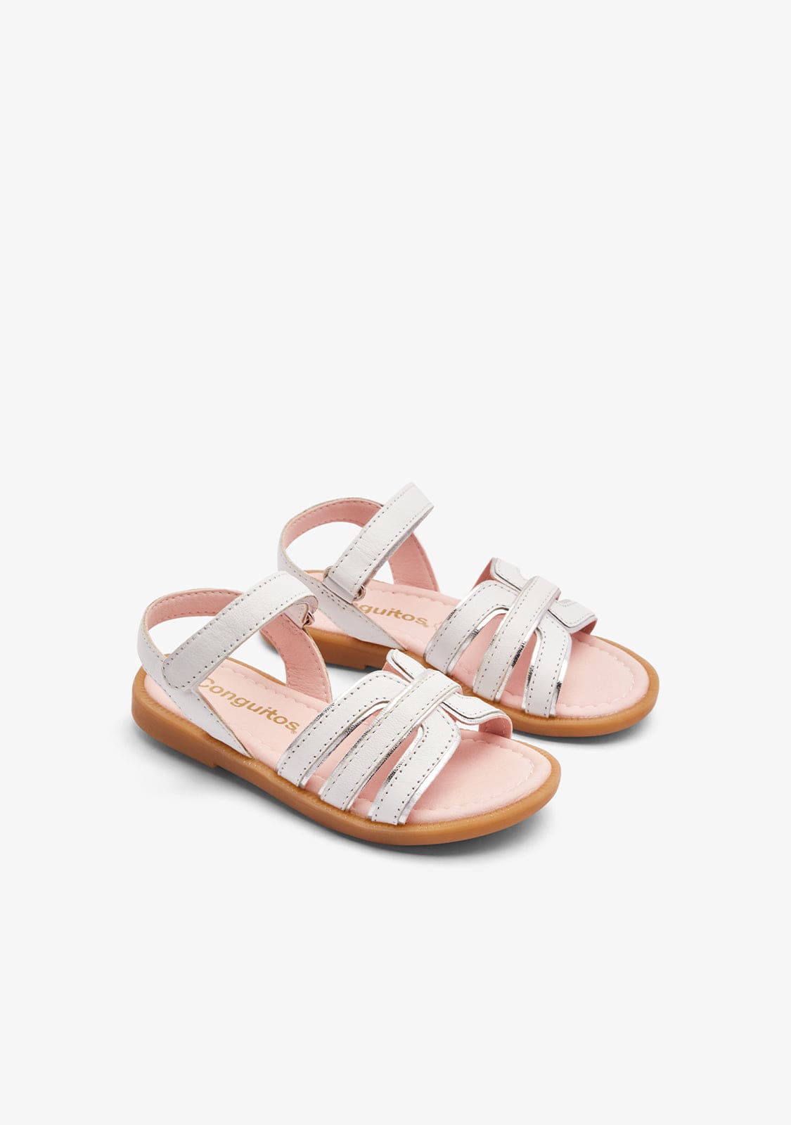 CONGUITOS ZAPATOS / SANDALIAS / TIRAS White Trims Strips Sandals