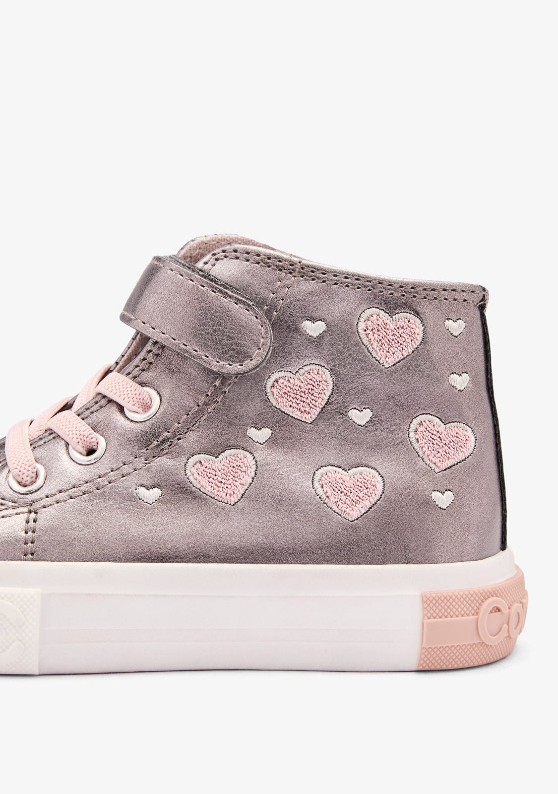 CONGUITOS ZAPATOS / SNEAKERS / BASKET Pink / White Stars High Sneakers