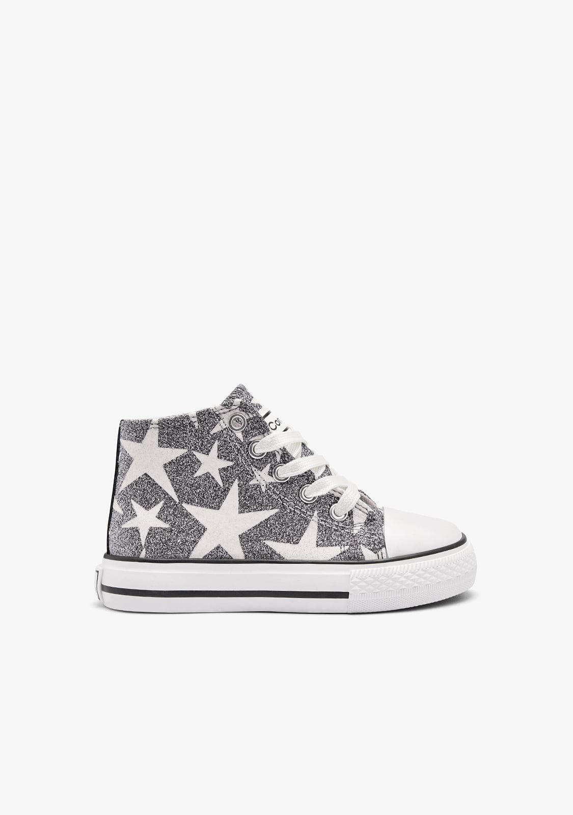 CONGUITOS ZAPATOS / SNEAKERS / BASKET Silver Glows in the Dark High Sneakers