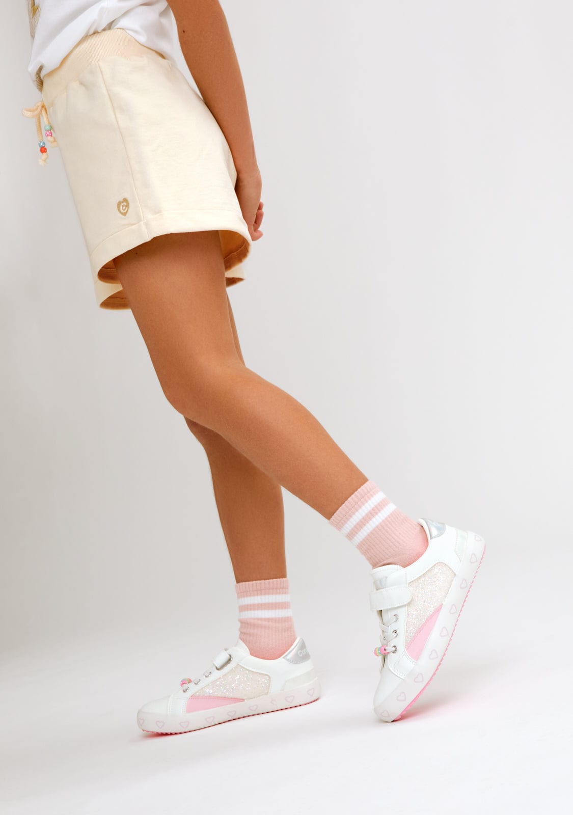 CONGUITOS ZAPATOS / SNEAKERS / BASKET White / Multi Glitter Sneakers