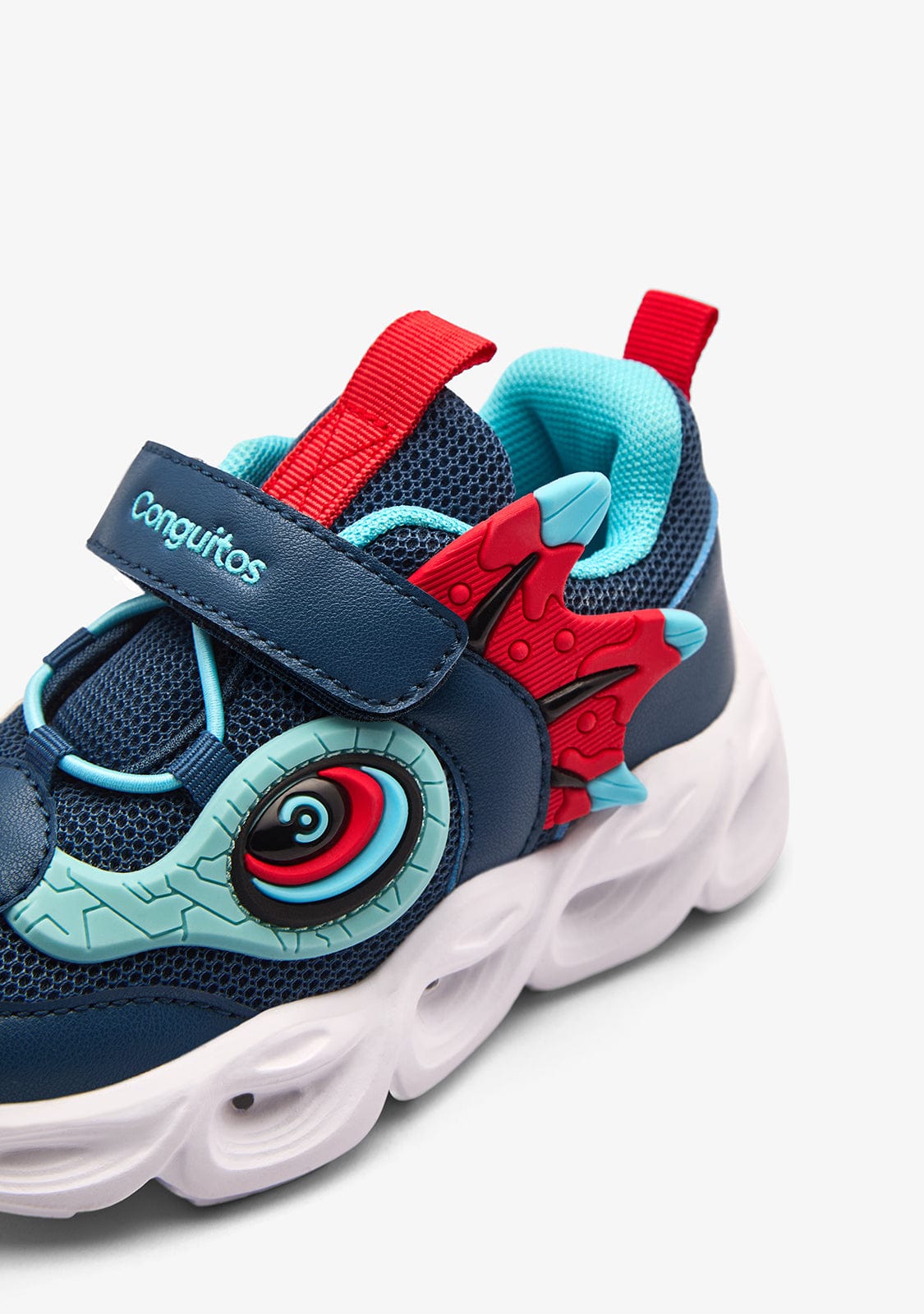 CONGUITOS ZAPATOS / SNEAKERS / JOGGING Blue Dinosaur Lights Sneakers