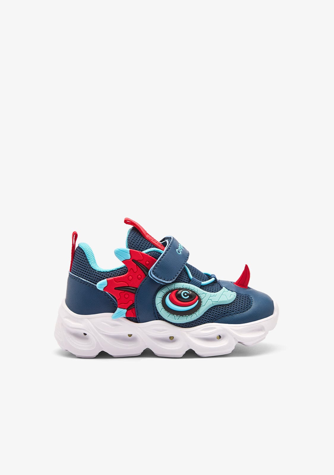 CONGUITOS ZAPATOS / SNEAKERS / JOGGING Blue Dinosaur Lights Sneakers
