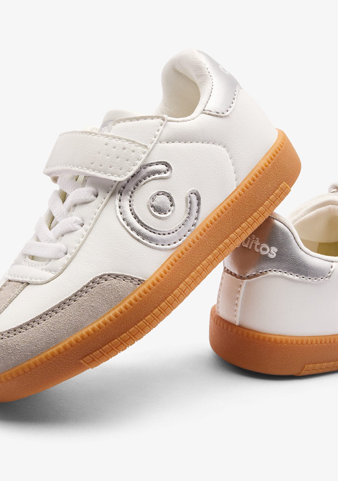 CONGUITOS ZAPATOS / SNEAKERS / TENNIS White / Grey Laces Sneakers