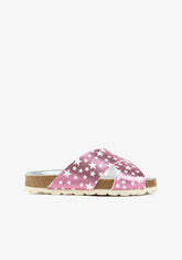 FRESAS CON NATA Shoes Girl's Stars Pink Bio Sandals