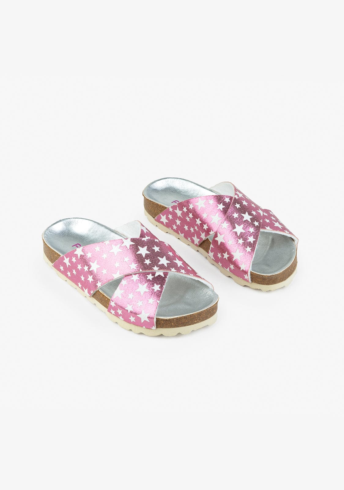FRESAS CON NATA Shoes Girl's Stars Pink Bio Sandals