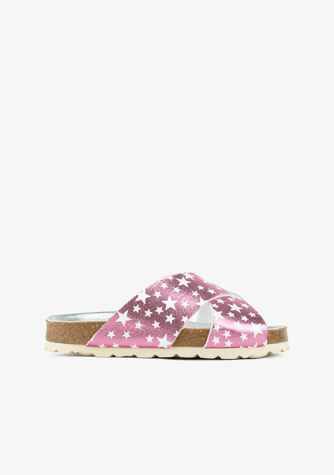 FRESAS CON NATA Shoes Girl's Stars Pink Bio Sandals