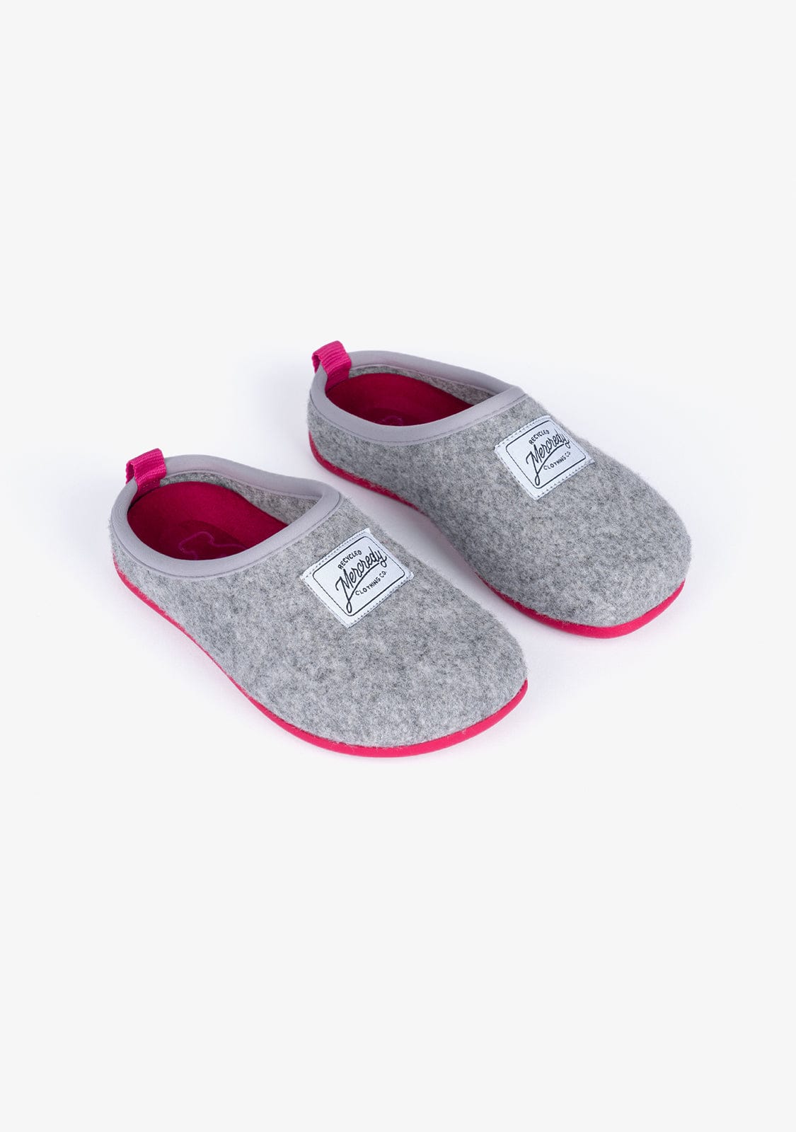 MERCREDY Shoes Grey Pink Ecological Home Slippers