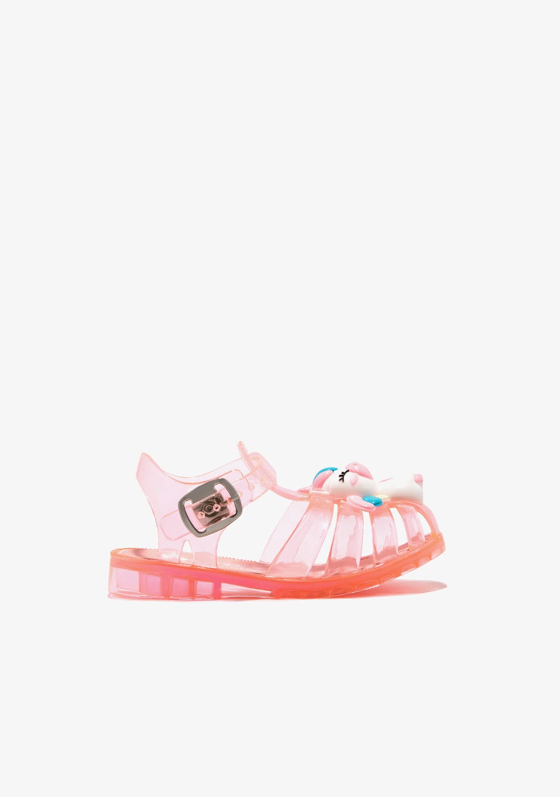 OSITO HEBILLAS Pink Buckle Jelly Sandals