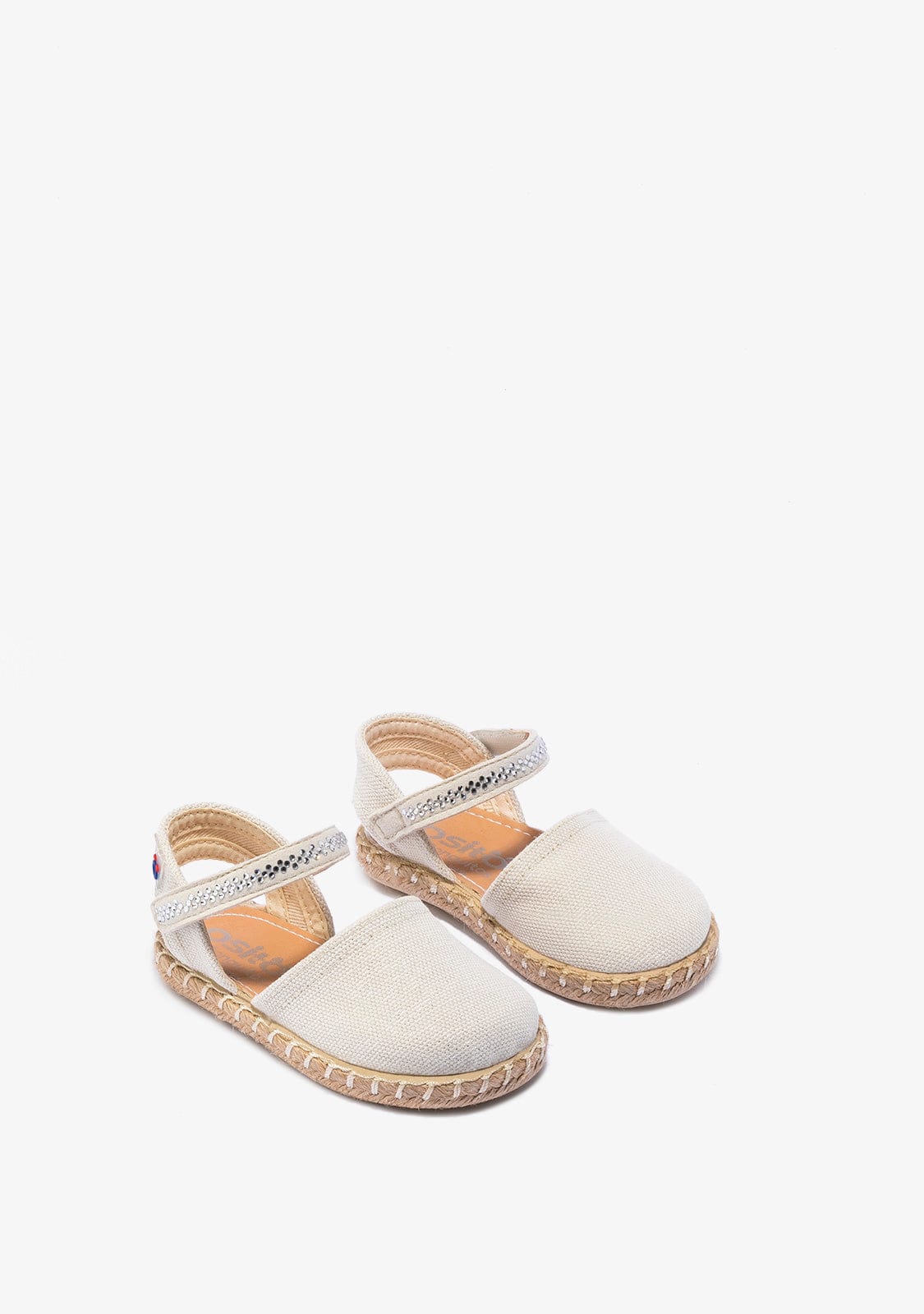 OSITO Shoes Baby's Beige Adherent Strip Espadrilles