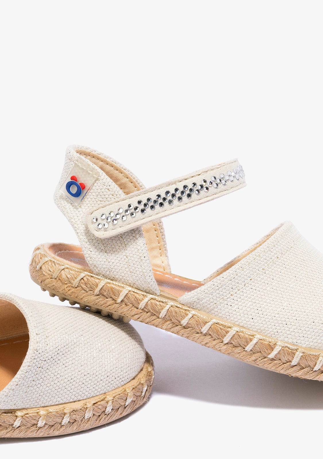 OSITO Shoes Baby's Beige Adherent Strip Espadrilles