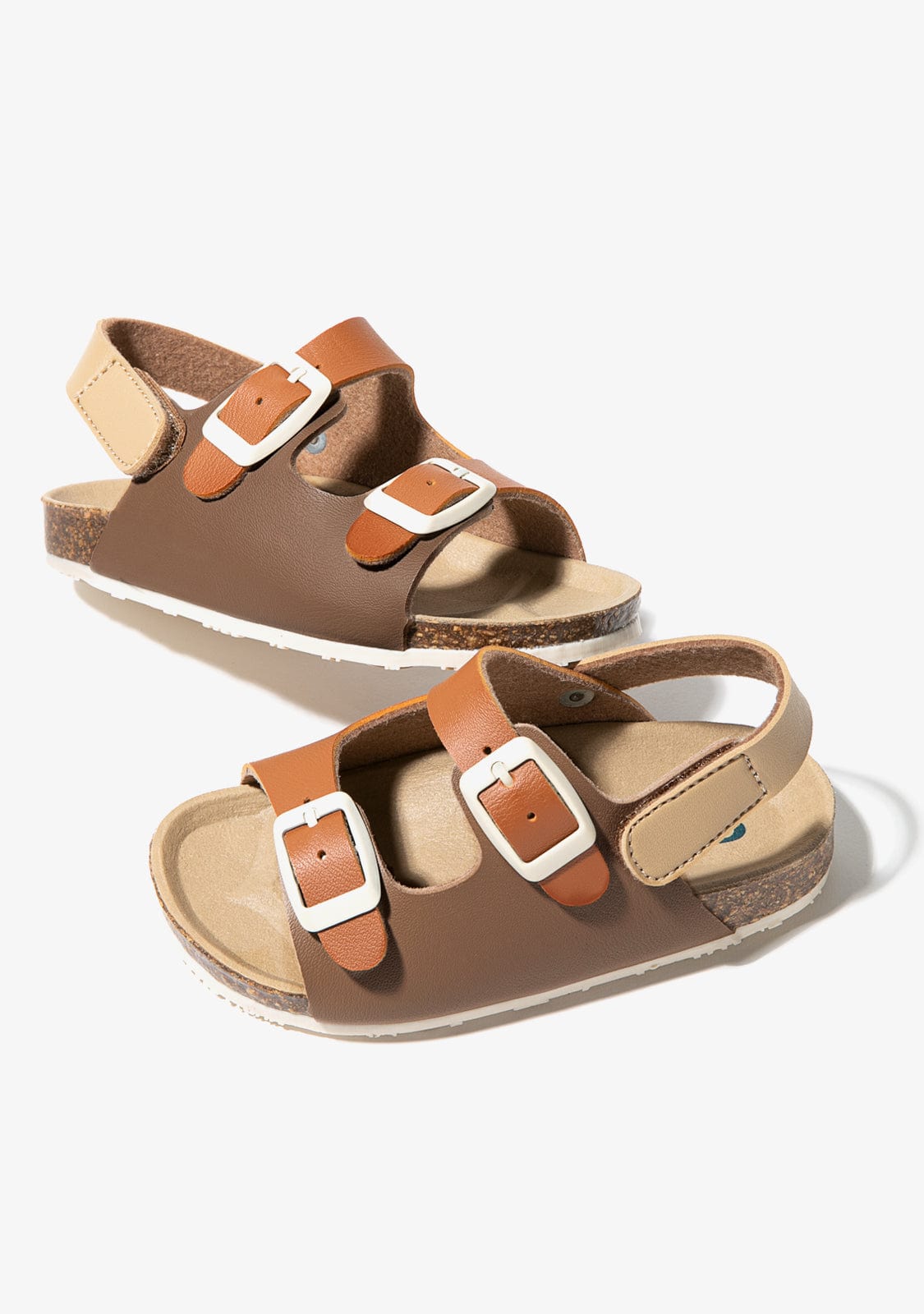 OSITO Shoes Baby's Multicolour Brown Bio Sandals