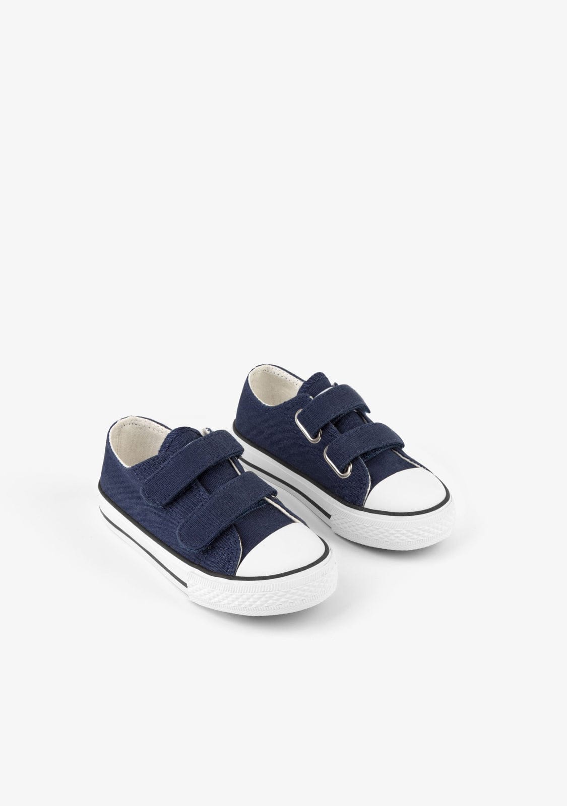 OSITO Shoes Baby's Navy Adherent Strips Sneakers Canvas