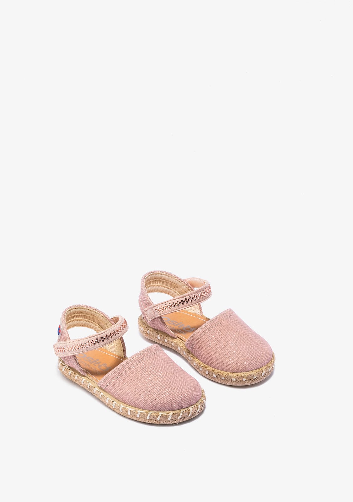 OSITO Shoes Baby's Pink Adherent Strip Espadrilles