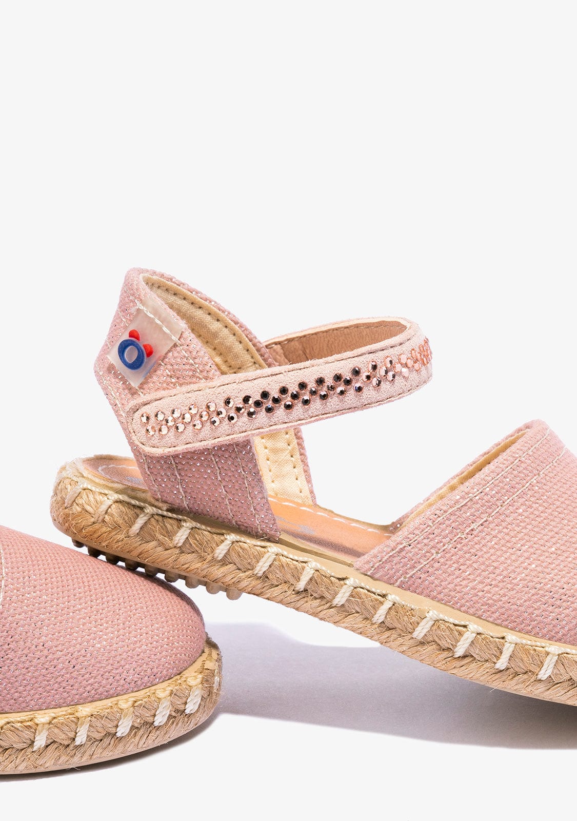 OSITO Shoes Baby's Pink Adherent Strip Espadrilles