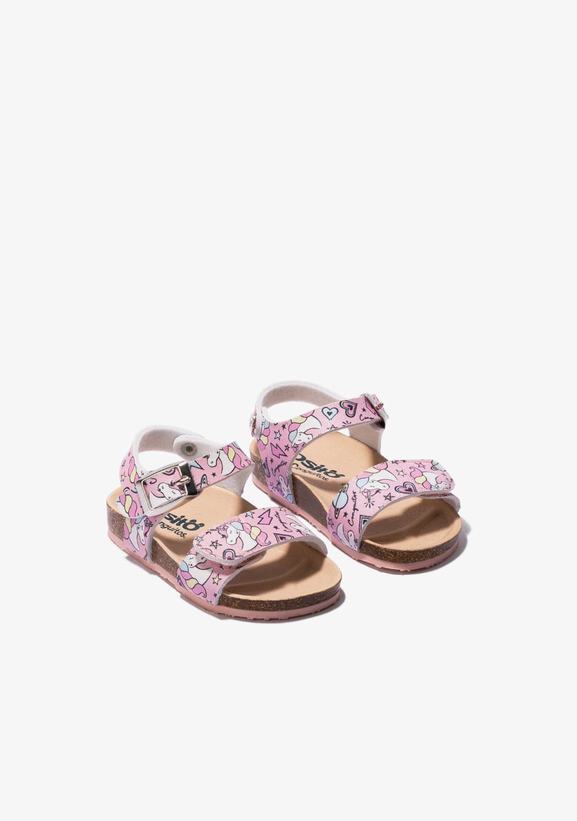 OSITO Shoes Baby's Pink Bio Unicorn Sandals