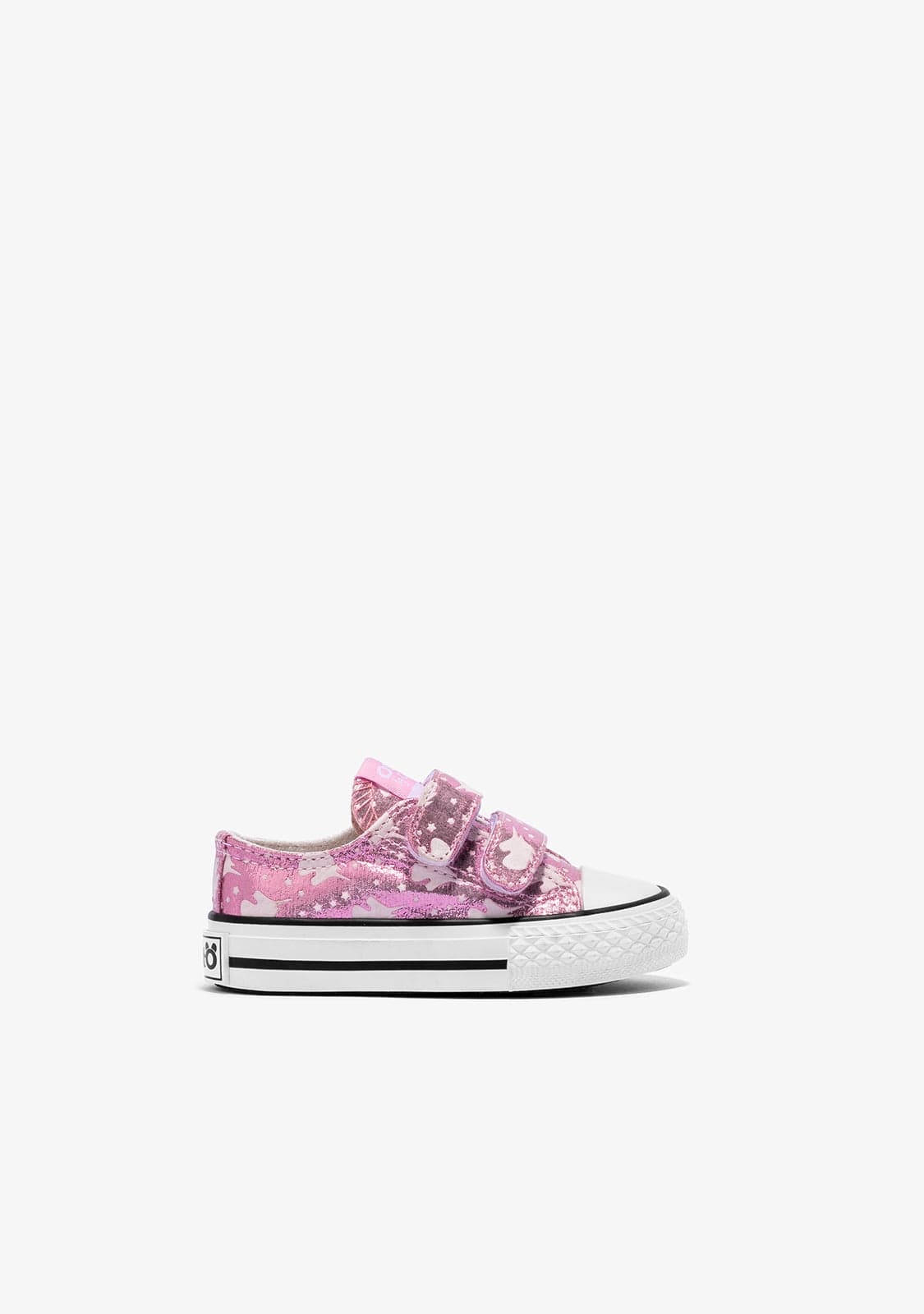 OSITO Shoes Baby's Pink Glows in the Dark Sneakers Canvas