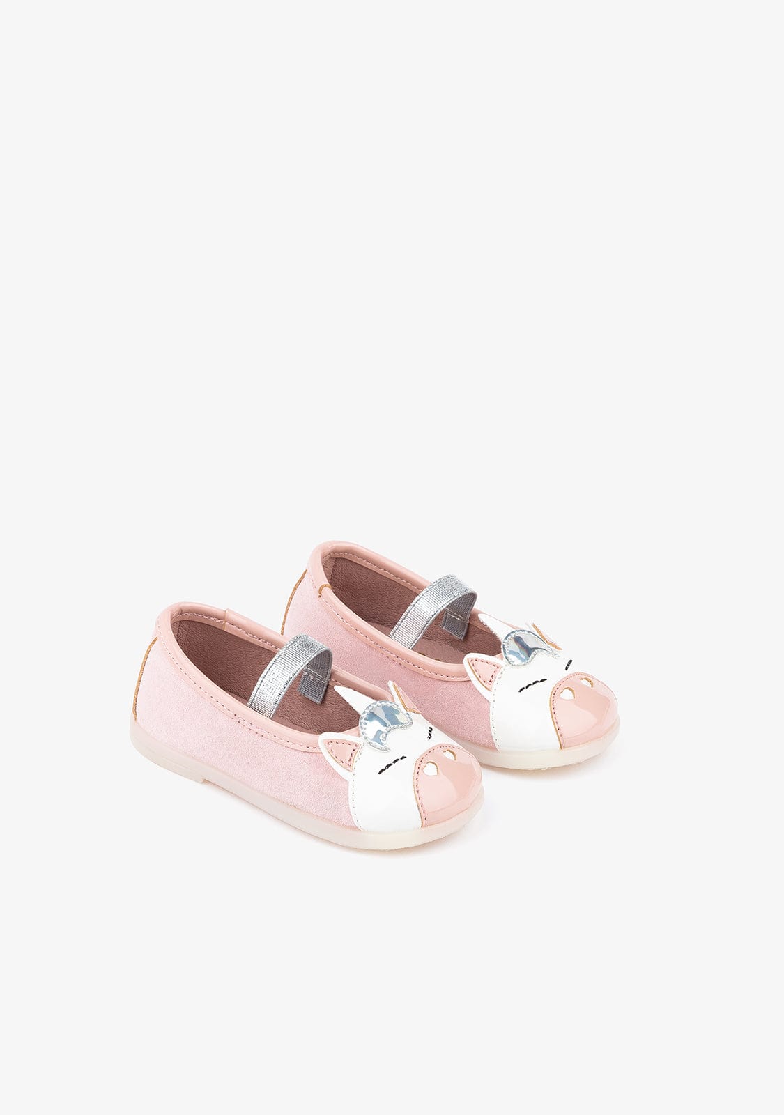 OSITO Shoes Baby's Pink Unicorn Ballerinas