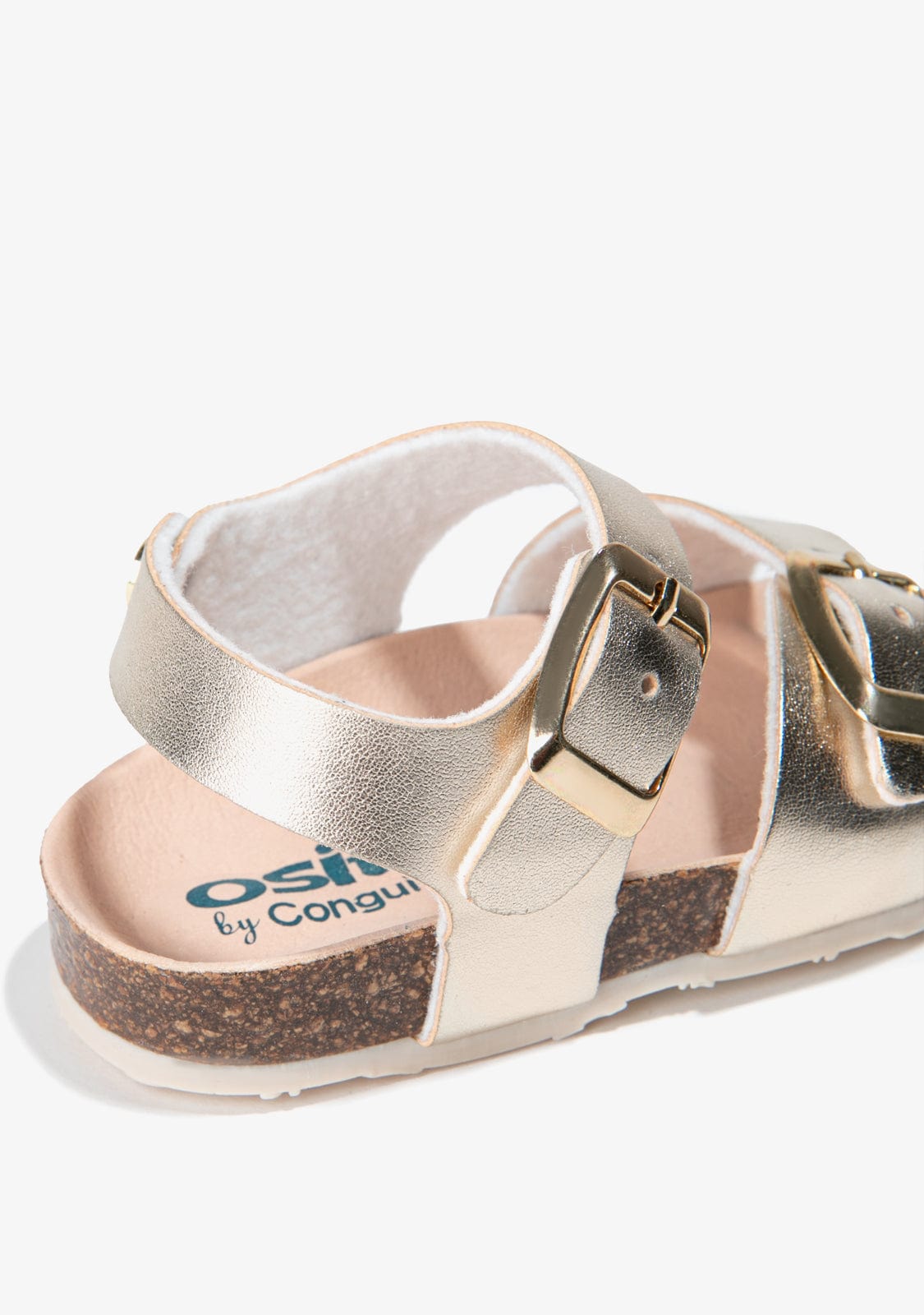 OSITO Shoes Baby's Platinum Bio Sandals Metallized