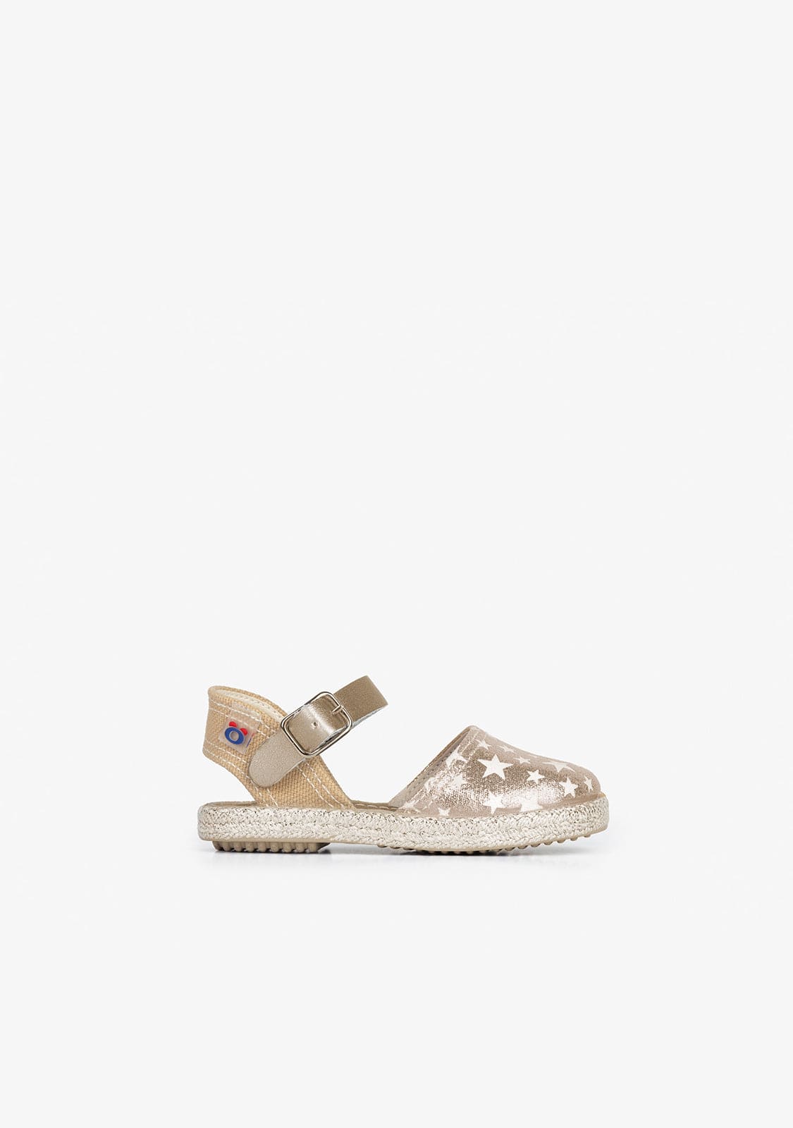 OSITO Shoes Baby's Star Platinum Glow Espadrilles
