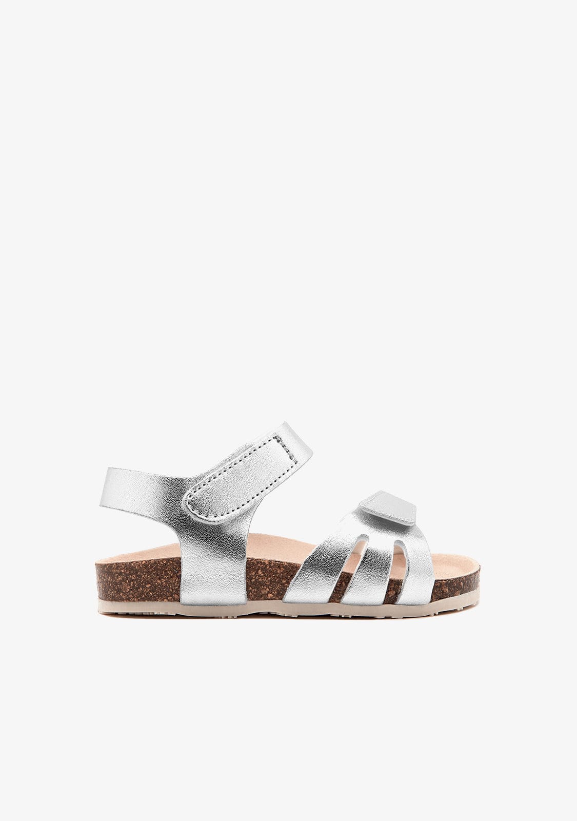 OSITO TIRAS Baby´s Silver Bio Straps Sandals