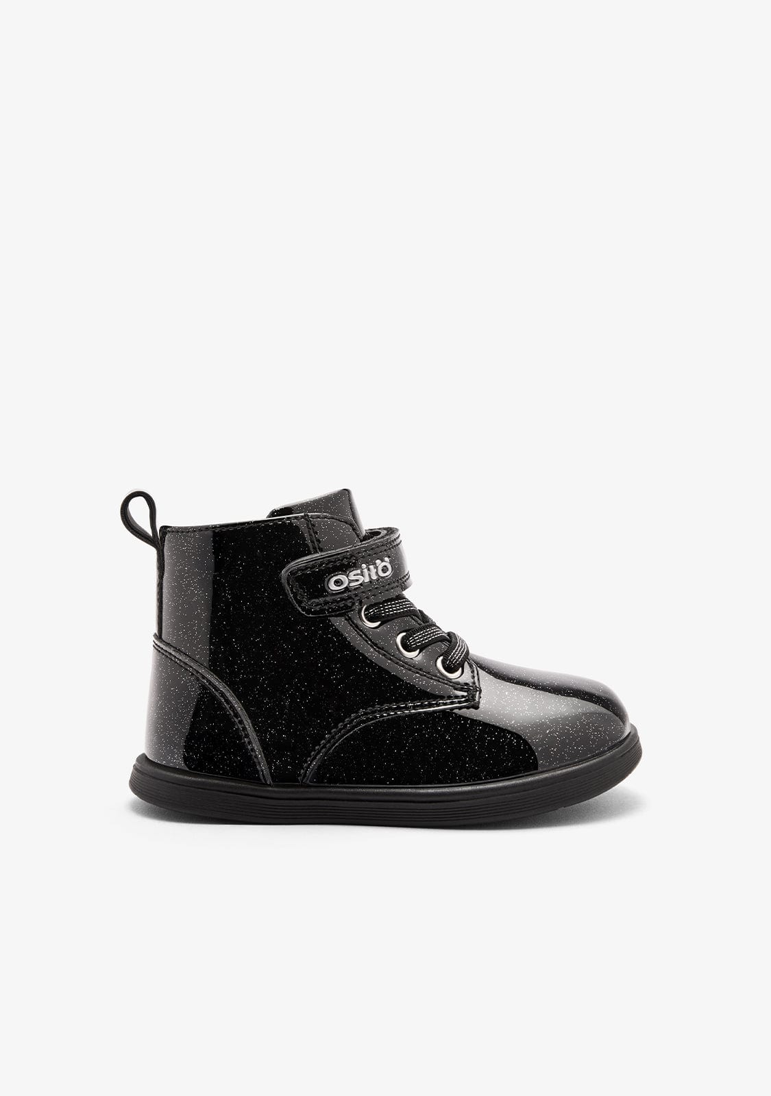 OSITO ZAPATOS / BOTAS Y BOTINES Black Glitter Strap Boots