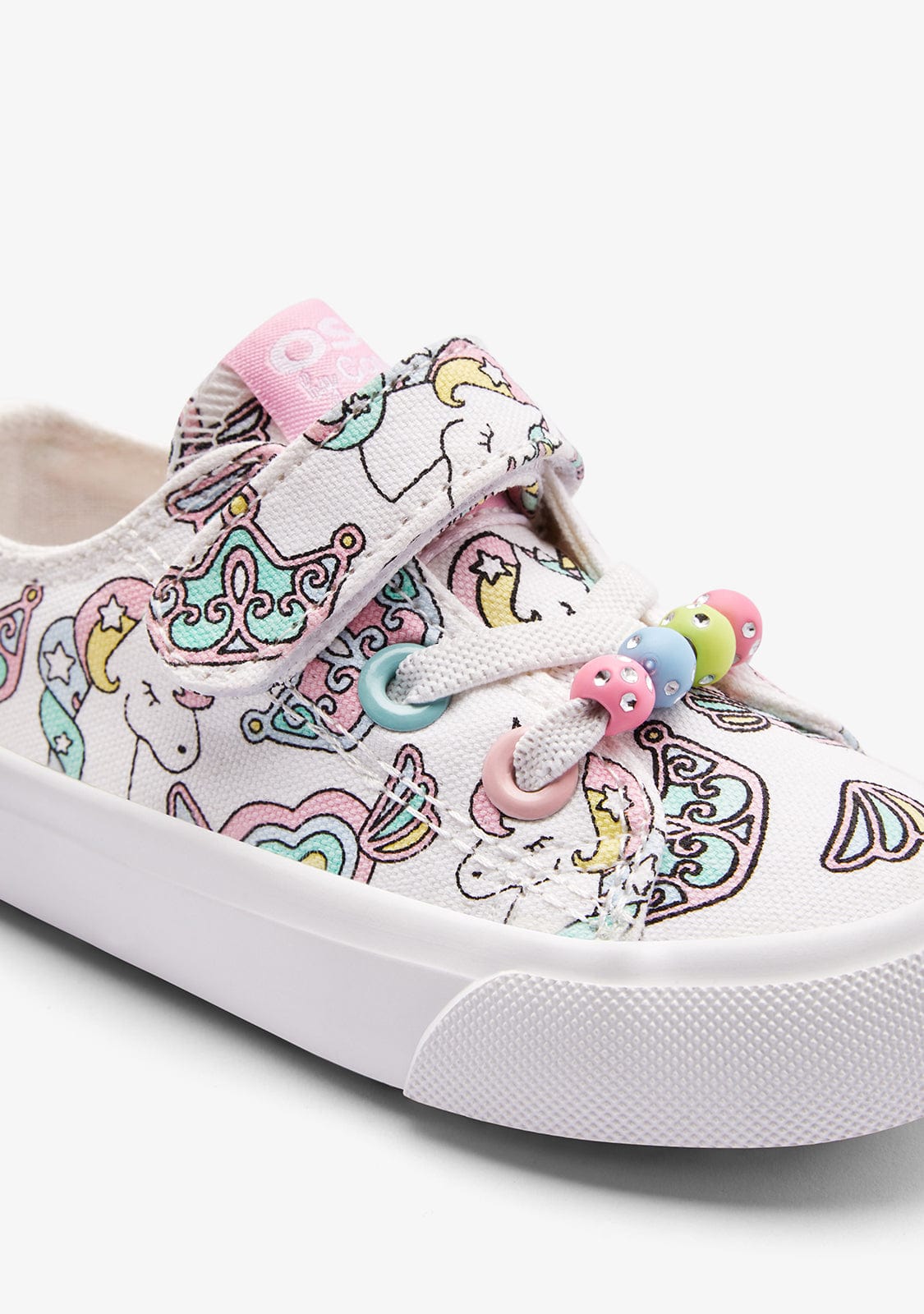 OSITO ZAPATOS / SNEAKERS Multicolour Unicorn Print Canvas Sneakers