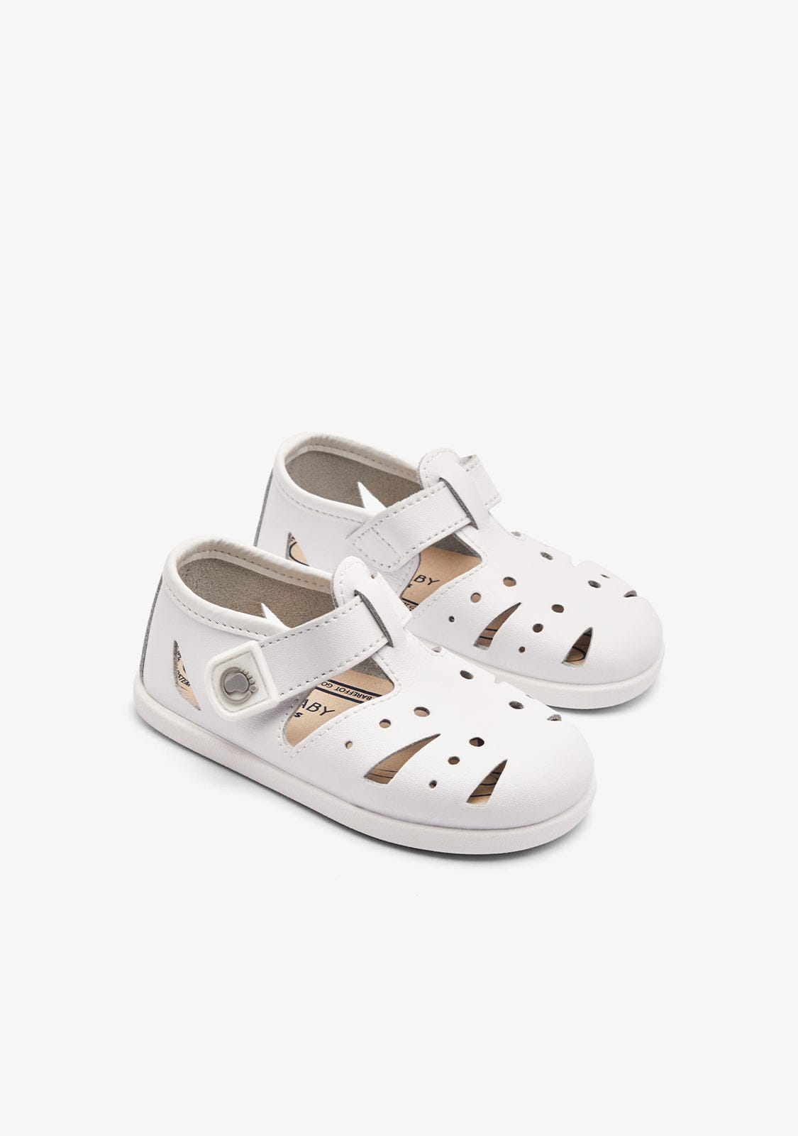 TECNOBABY ZAPATOS / SANDALIAS / TIRAS Baby´s White Dots Respectful Mary Janes