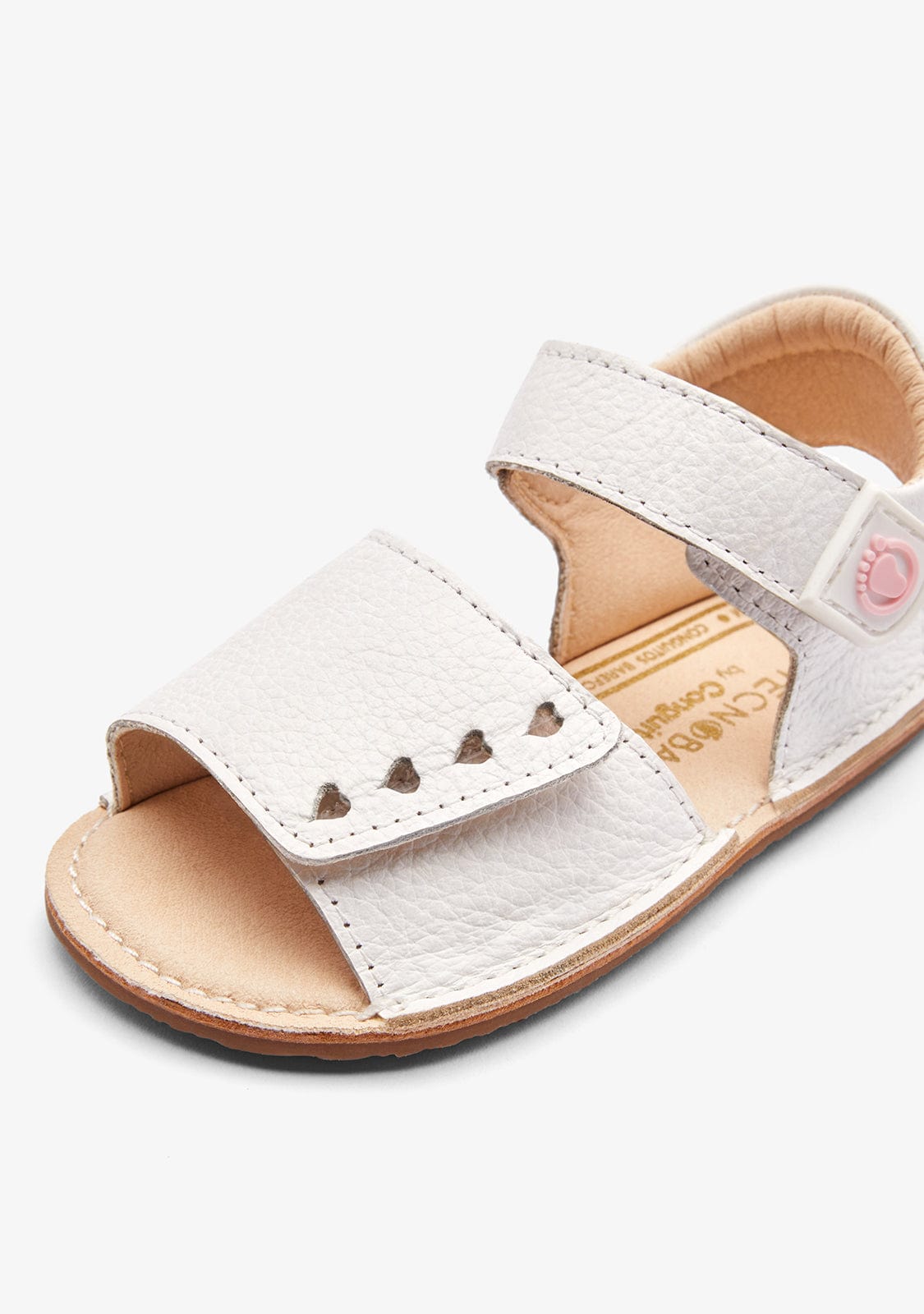 TECNOBABY ZAPATOS / SANDALIAS / TIRAS White Respectful Strip Sandals