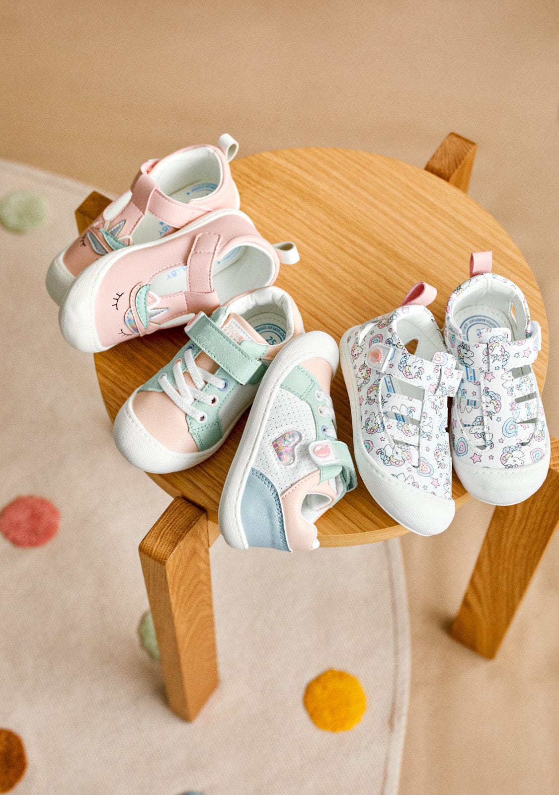 TECNOBABY ZAPATOS / SANDALIAS / ZUECO Pink Unicorn Respectful Mary Janes