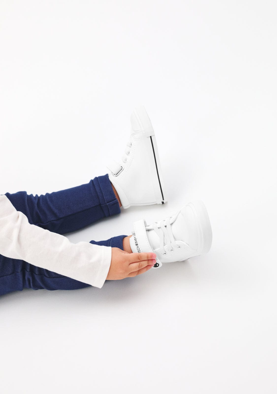 TECNOBABY ZAPATOS / SNEAKERS / BASKET Off White Respectful High Strap Sneakers