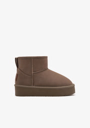 Taupe Low Australian Boots B&W