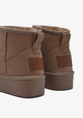Taupe Low Australian Boots B&W