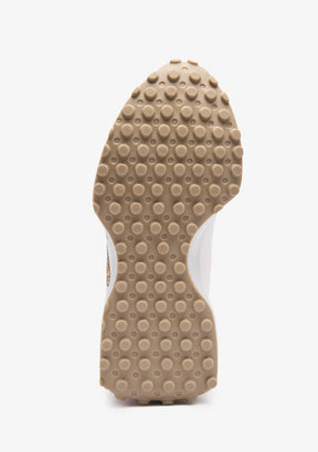 Multi Beige Logo Sneakers