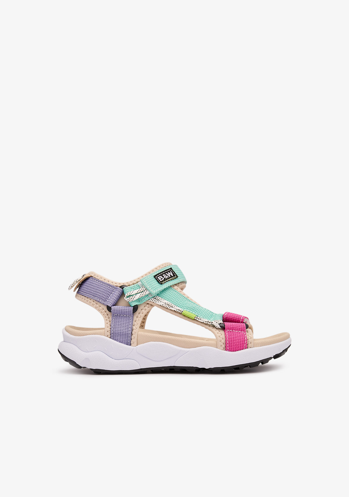 Multi Vibrant Strip Sandals