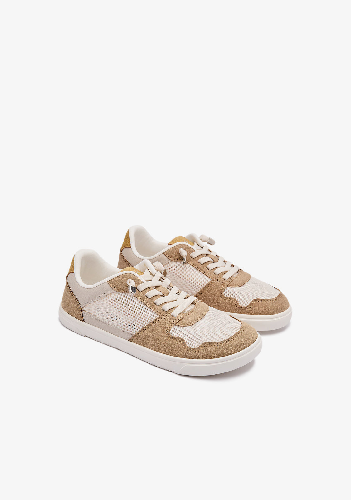 Beige White Barefoot Goflex Sneakers