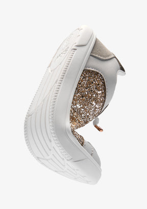 Gold Glitter Barefoot Goflex Sneakers