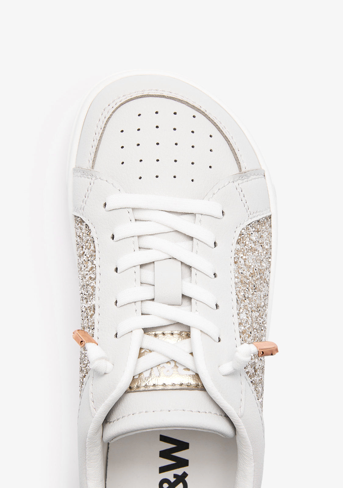 Gold Glitter Barefoot Goflex Sneakers