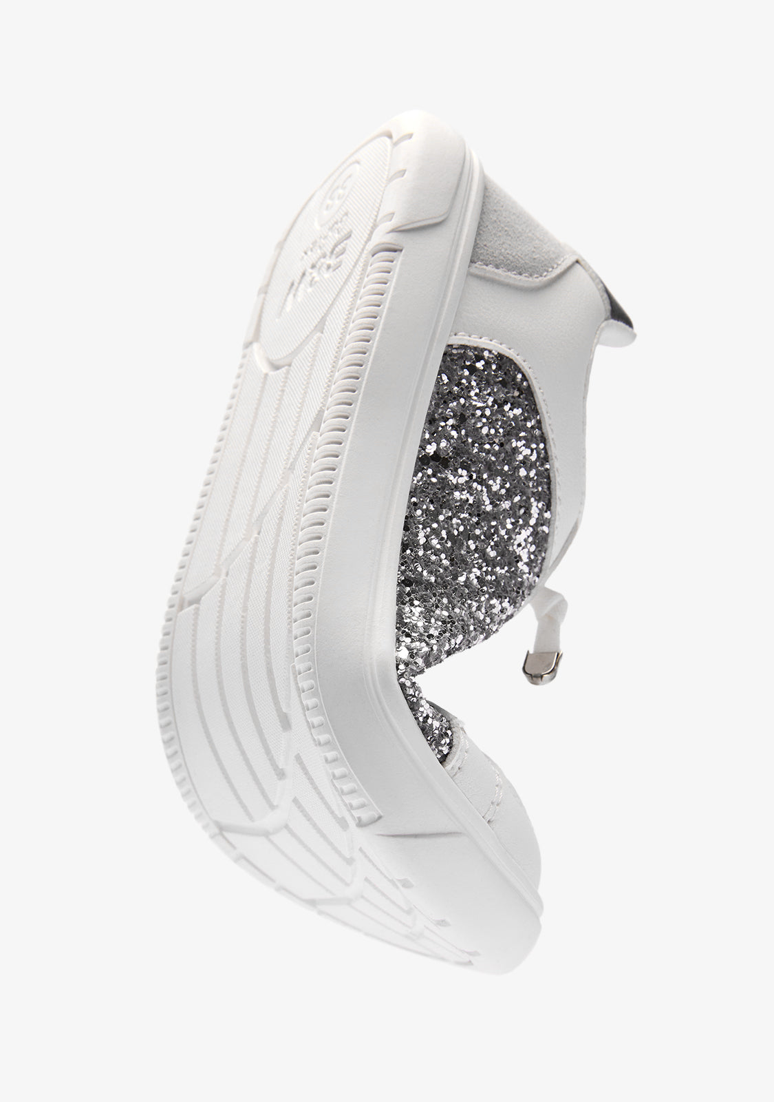 Silver Glitter Barefoot Goflex Sneakers