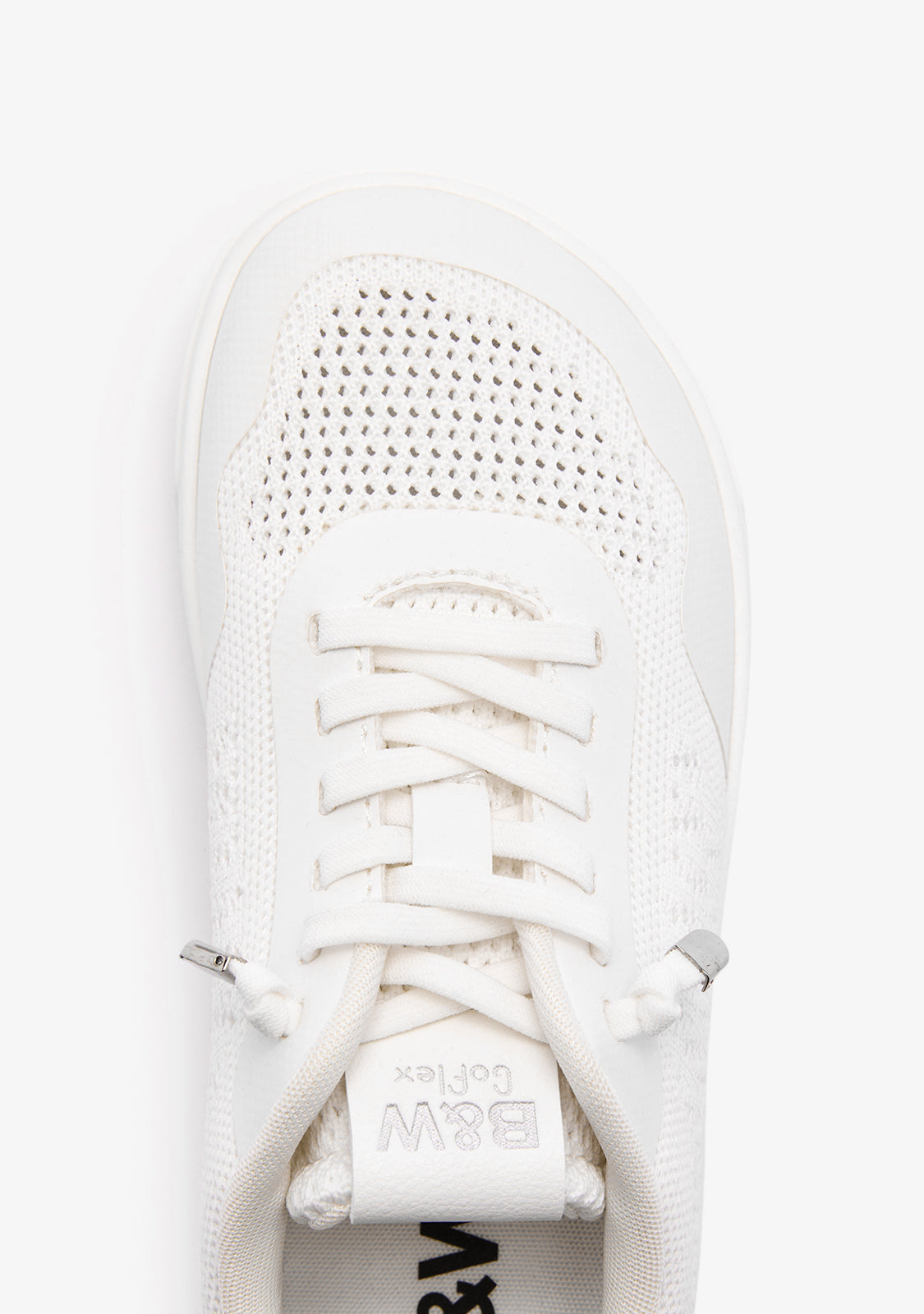 White Embroidery Barefoot Goflex Sneakers