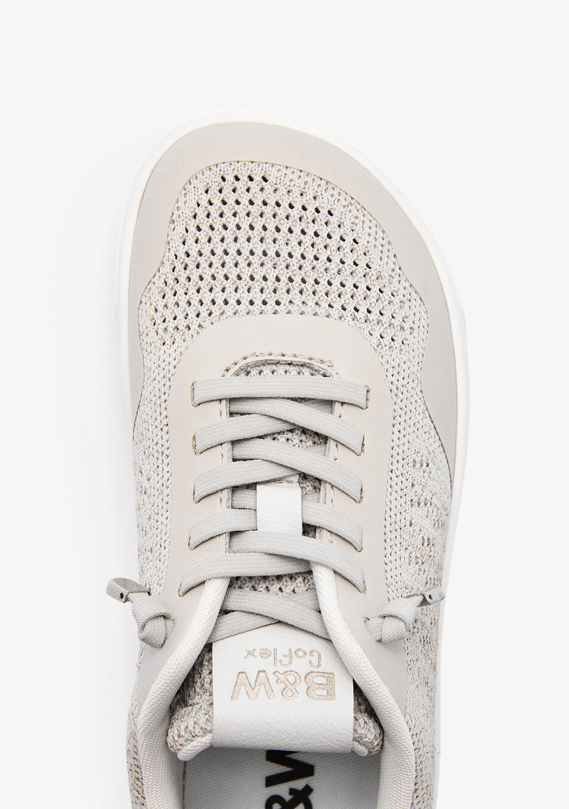 Beige Embroidery Barefoot Goflex Sneakers