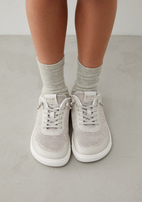 Beige Embroidery Barefoot Goflex Sneakers