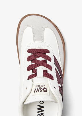 Baskets Barefoot Blanches et Bordeaux