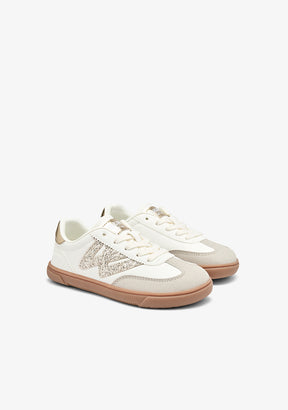 Sneakers Barefoot Glitter White