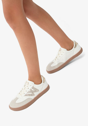 Sneakers Barefoot Glitter White
