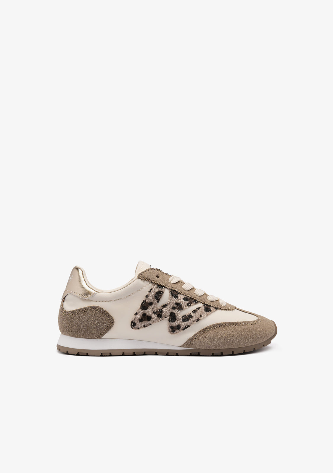Beige Leopard Sneakers