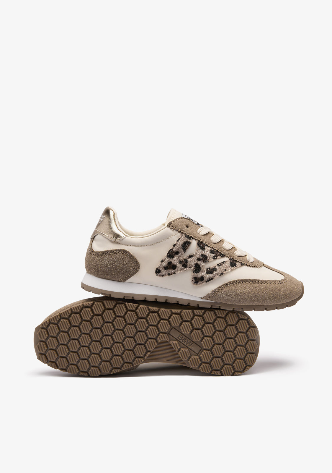 Beige Leopard Sneakers
