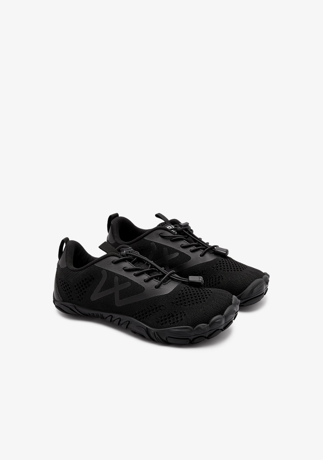 Black Canvas Barefoot Goflex Sneakers