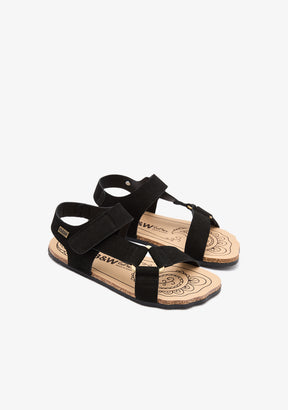 Sandales Barefoot GoFlex à Brides Noires